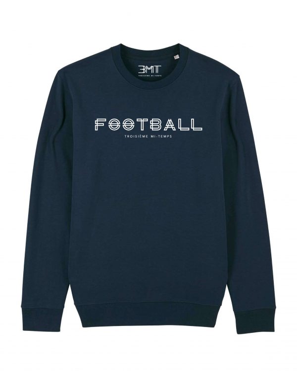 Football-sweat-bleu-blanc