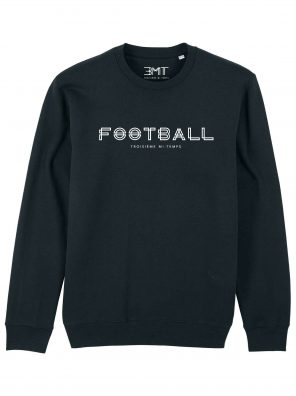 3MT-Football-sweat-noir-blanc
