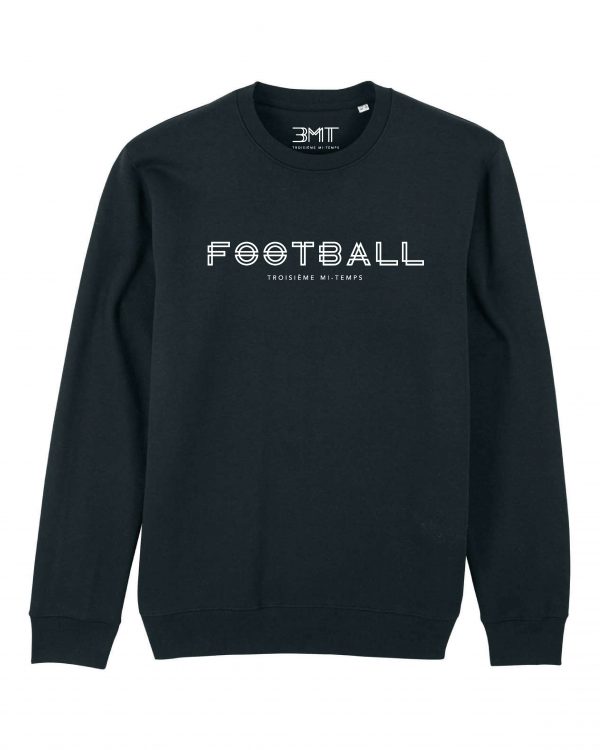 3MT-Football-sweat-noir-blanc