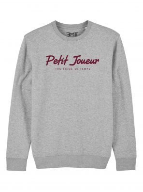 PetitJoueur-sweat-gris