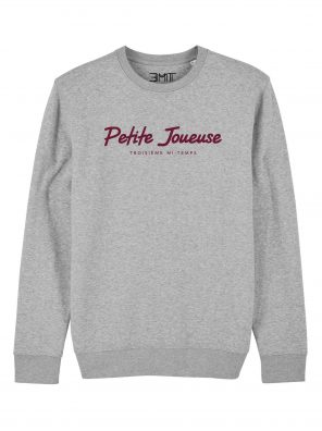 PetiteJoueuse-sweat-gris