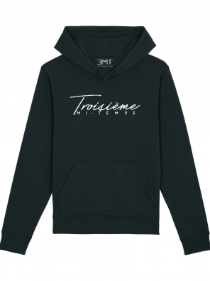 SWEAT CAPUCHE 3MT TROISIEME MI TEMPS NOIR BLANC