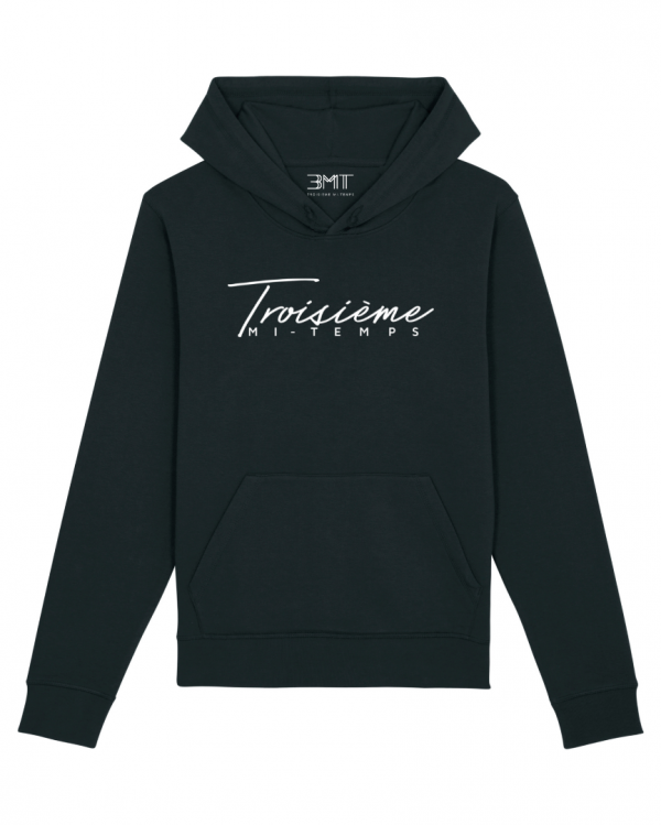 SWEAT CAPUCHE 3MT TROISIEME MI TEMPS NOIR BLANC