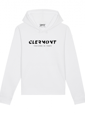 SWEAT CAPUCHE CLERMONT 3MT TROISIEME MI TEMPS BLANC