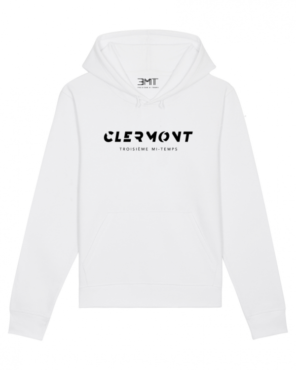 SWEAT CAPUCHE CLERMONT 3MT TROISIEME MI TEMPS BLANC