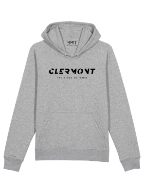 SWEAT CAPUCHE CLERMONT 3MT TROISIEME MI TEMPS GRIS