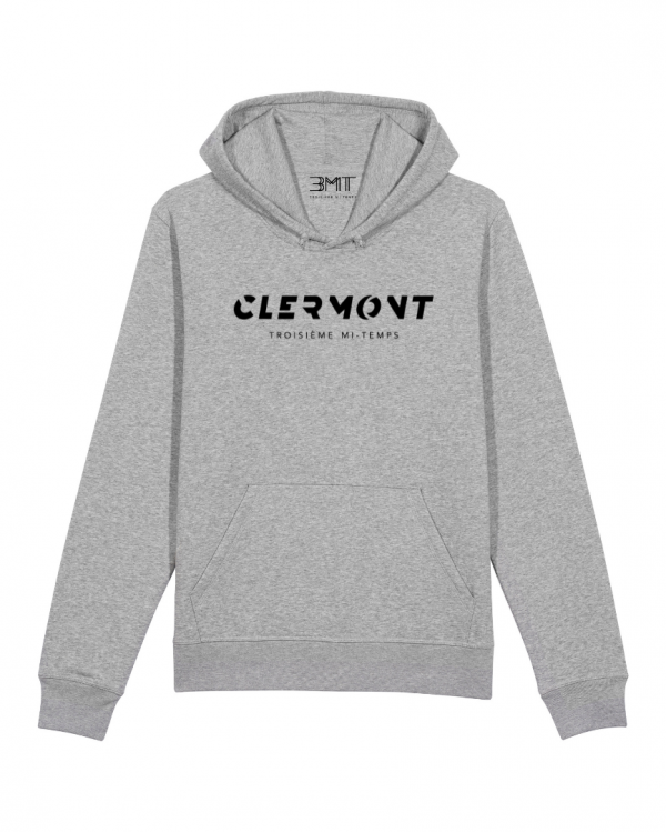 SWEAT CAPUCHE CLERMONT 3MT TROISIEME MI TEMPS GRIS