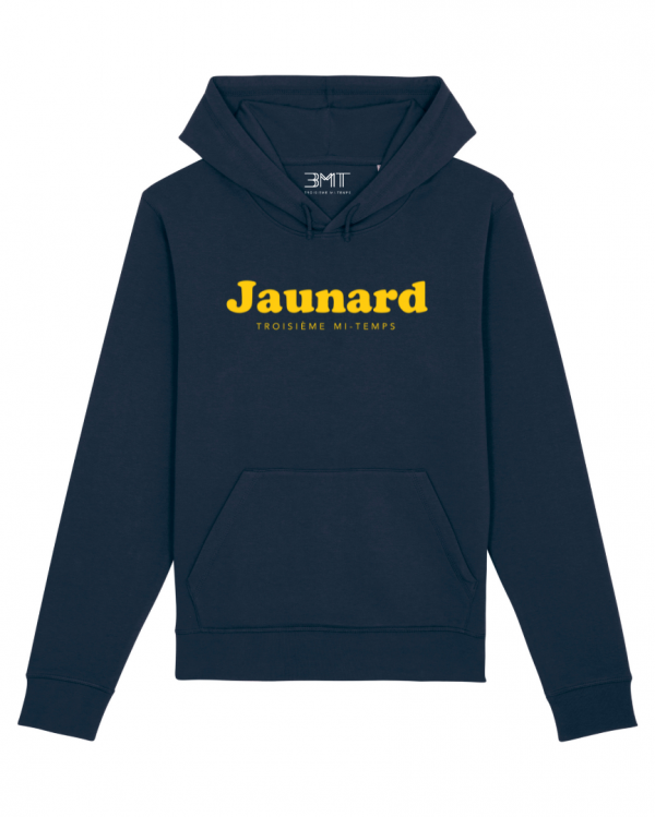 SWEAT CAPUCHE JAUNARD 3MT TROISIEME MI TEMPS BLEU MARINE