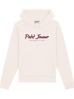 SWEAT CAPUCHE PETIT JOUEUR 3MT TROISIEME MI TEMPS BLANC VINTAGE