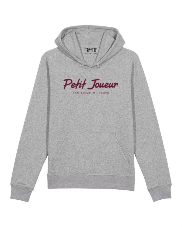 SWEAT CAPUCHE PETIT JOUEUR 3MT TROISIEME MI TEMPS GRIS