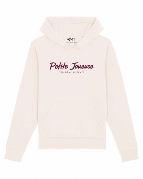 SWEAT CAPUCHE PETITE JOUEUSE 3MT TROISIEME MI TEMPS BLANC VINTAGE