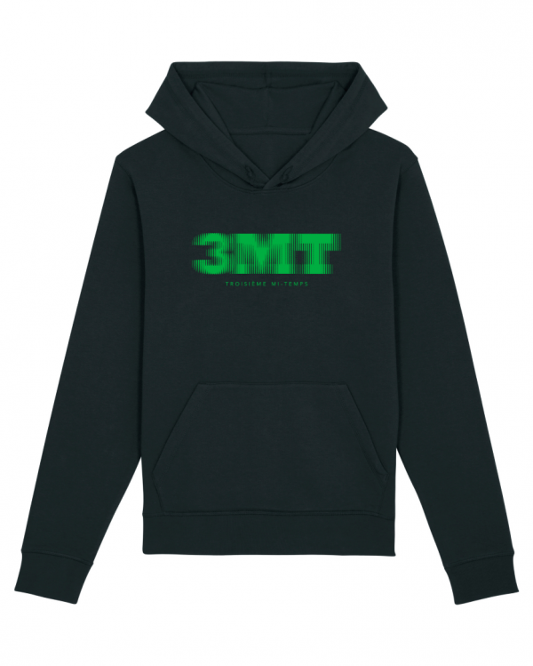 SWEAT CAPUCHE TROISIEME MI TEMPS 3MT NOIR VERT