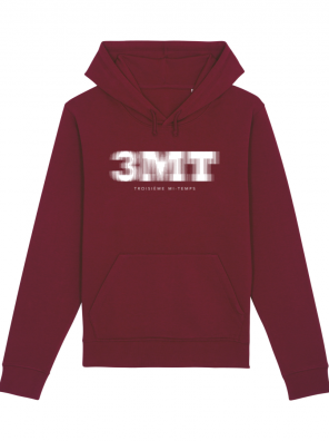 SWEAT CAPUCHE TROISIEME MI TEMPS 3MT BORDEAUX