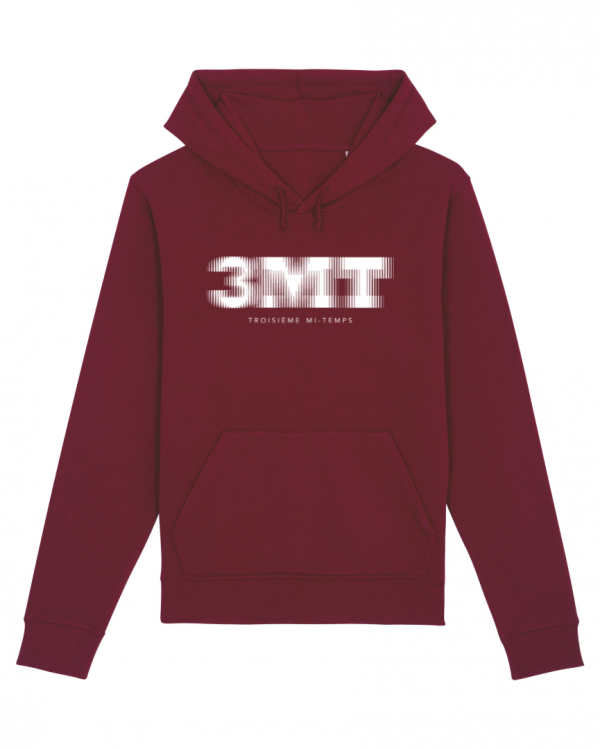 SWEAT CAPUCHE TROISIEME MI TEMPS 3MT BORDEAUX