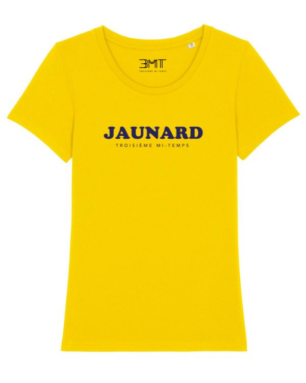 3mt Troisième Mi-Temps jaunard femme asm jaune bleu yellow army t-shirt clermont Auvergne rugby