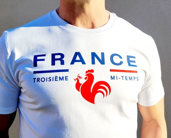 3mt troisieme mi temps france sport rugby coupe du monde 2023 tournoi 6 nations xv tshirt coton bio responsable bleu blanc rouge coq google