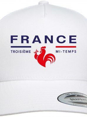 Casquette Trucker France Coq bleu blanc rouge 3mt troisieme mi temps