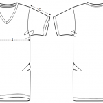 t shirt col v t shirt col v