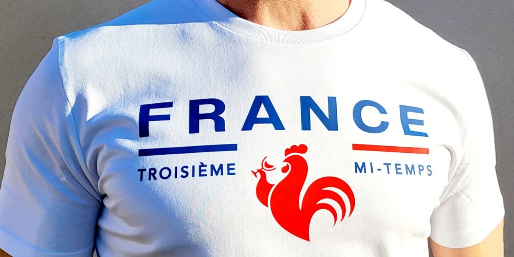 Comment est née l’idée du T-shirt FRANCE de la troisième mi-temps ?