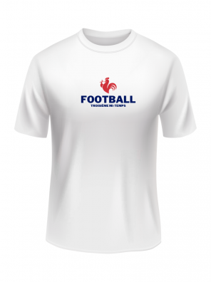 Le t-shirt de la TROISIÈME MI-TEMPS qu’il te faut si tu aimes le football.