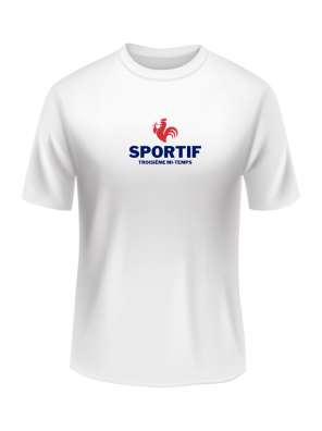 Le t-shirt du sportif de la TROISIÈME MI-TEMPS.